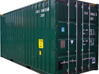 shipping container self storage unit